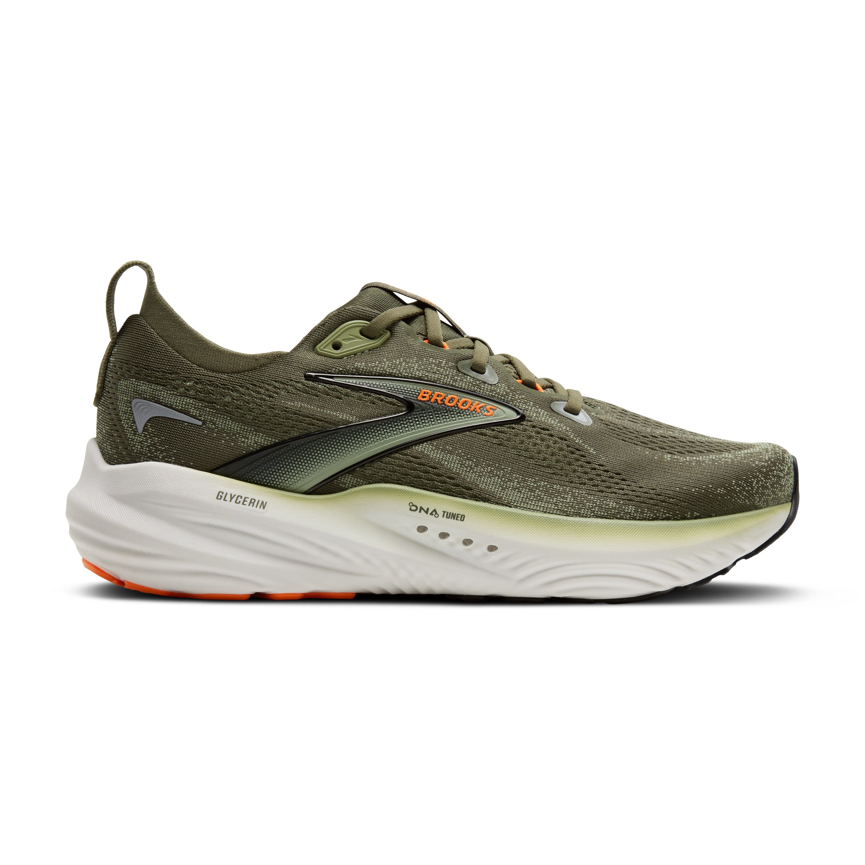 Men's Glycerin 22 (347 - Dusty Olive/Tea/Orange) — TC Running Co