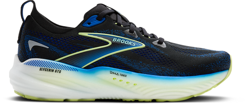 Men's Glycerin GTS 22 (002 - Black/Cobalt/Neo Yellow)