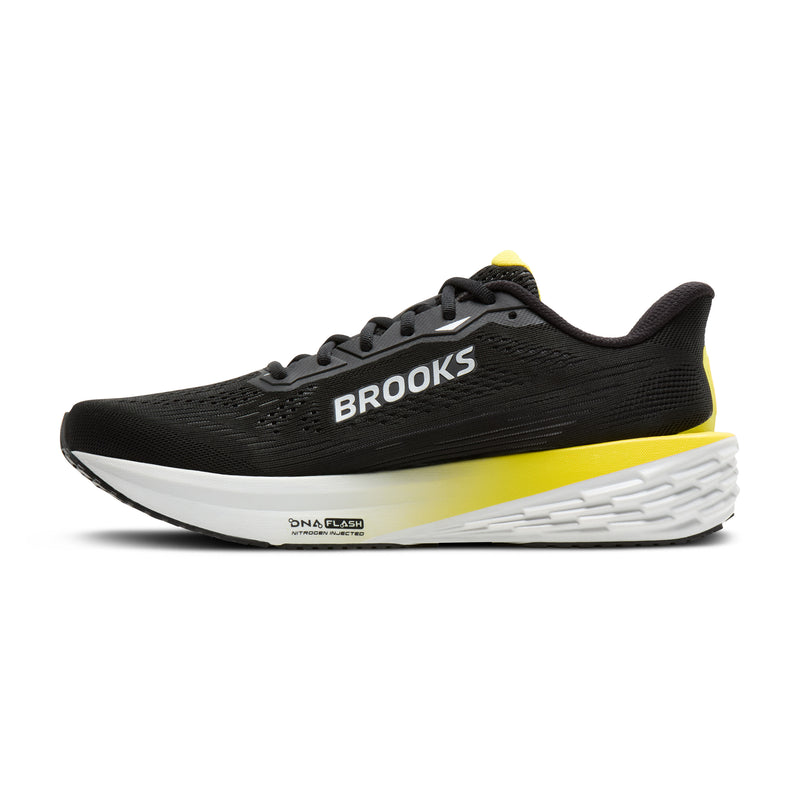 Men's Launch 12 (007 - Black/Cyber Yellow/Oyster)