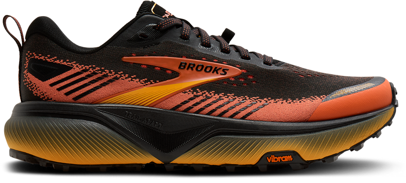 Men's Cascadia 20 (016 - Black/Tigerlily/Orange)