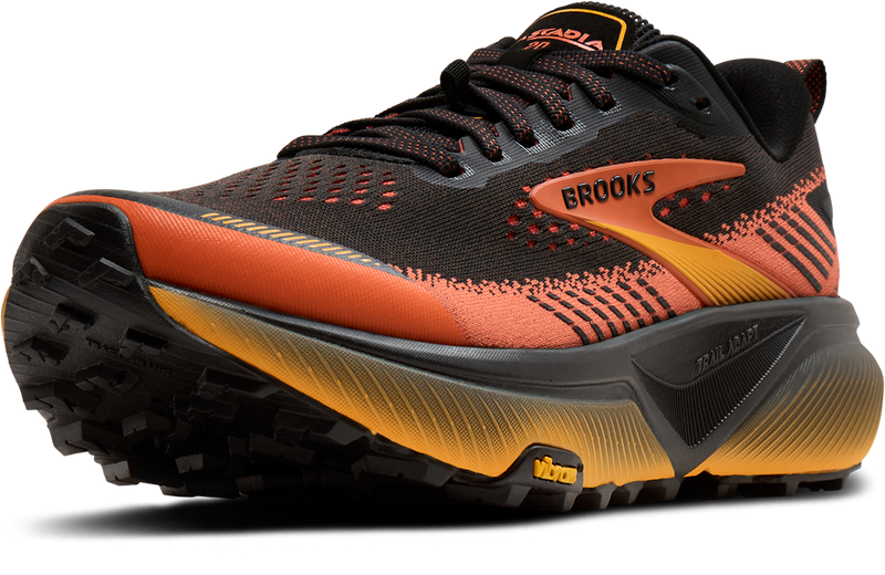 Men's Cascadia 20 (016 - Black/Tigerlily/Orange)