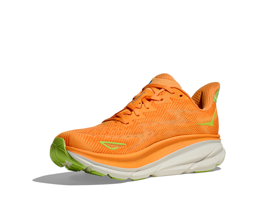 Men's Clifton 9 (SLRL - Solar Flare/Lettuce)