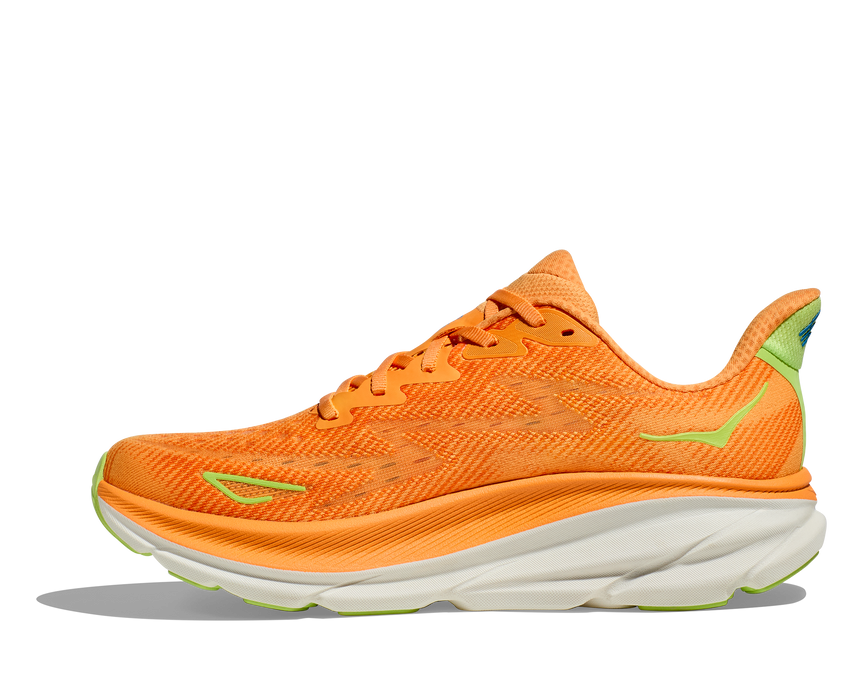 Men's Clifton 9 (SLRL - Solar Flare/Lettuce)