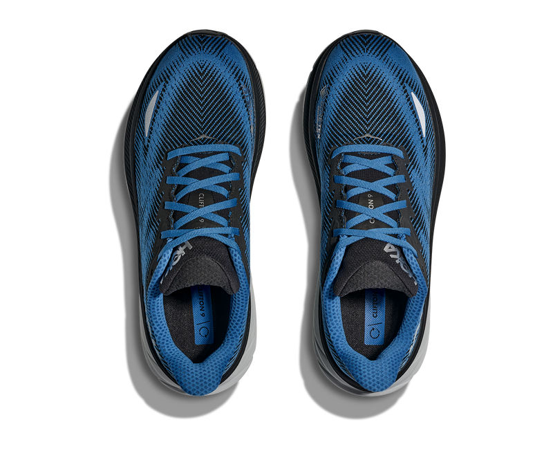 Men's Clifton 9 GTX (BGYN - Black/Foggy Night) — TC Running Co Men's Clifton 9 GTX (BGYN - Black/Foggy Night) — TC Running Co