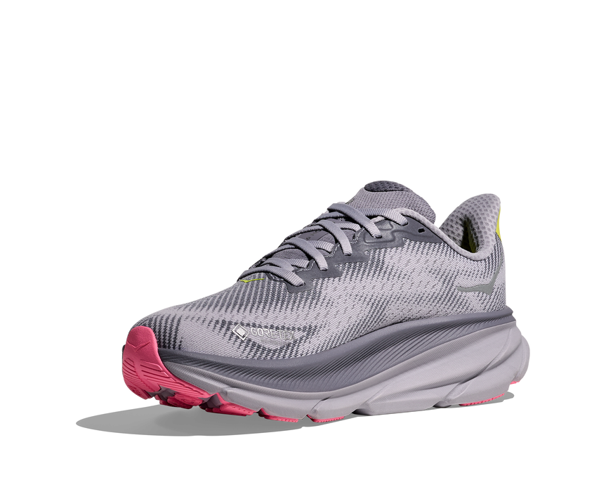 Women's Clifton 9 GTX (GYSK - Grey Skies/Foggy grey)