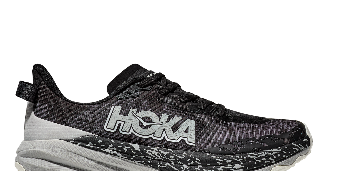 よっち Men's Speedgoat 6 (BKSTR - Black/Stardust) — TC Running Co