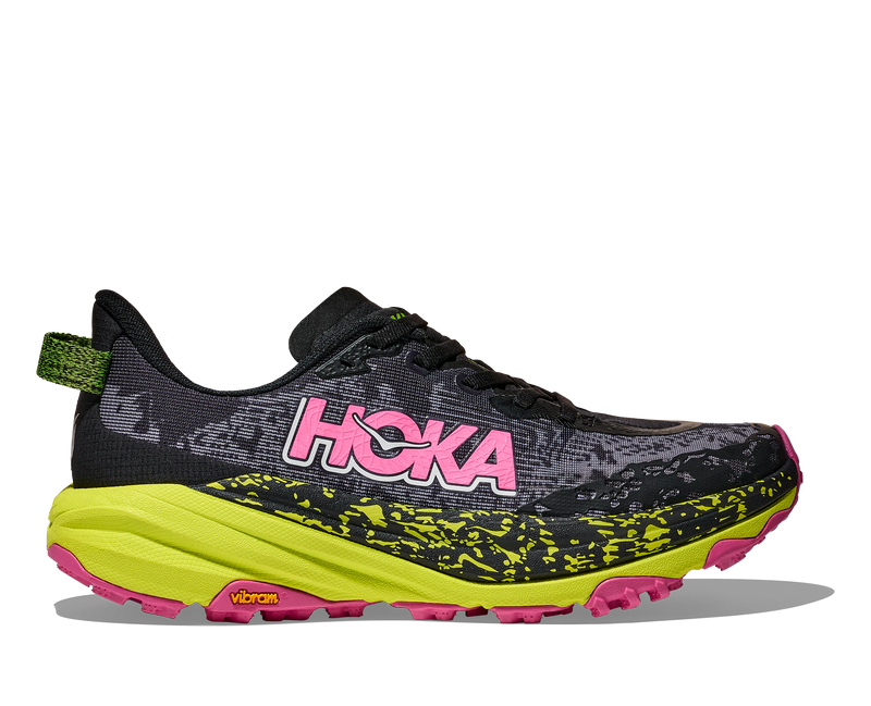 Women's Speedgoat 6 (BNNH - Black/Neon Hoka Citrus)