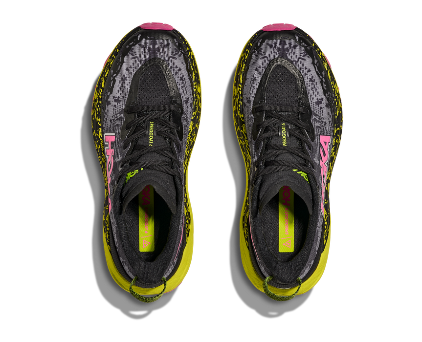 Women's Speedgoat 6 (BNNH - Black/Neon Hoka Citrus)