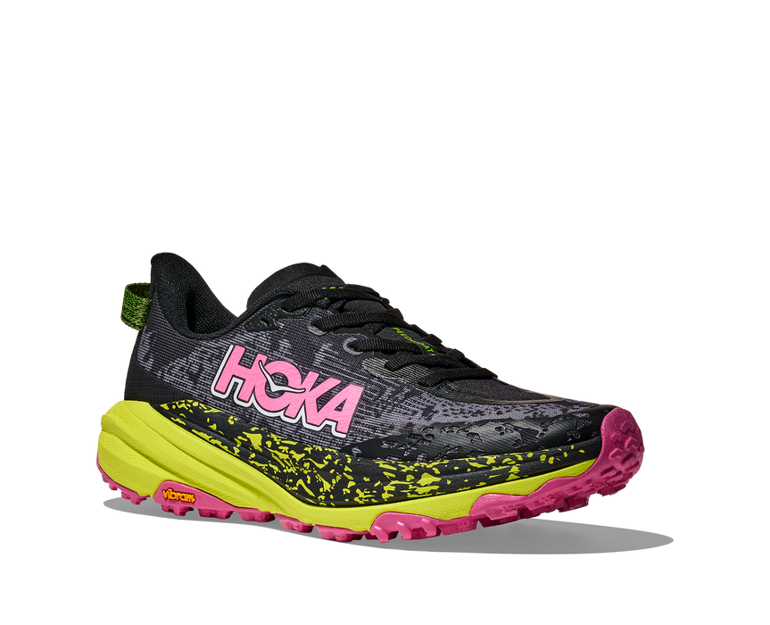 Women's Speedgoat 6 (BNNH - Black/Neon Hoka Citrus)