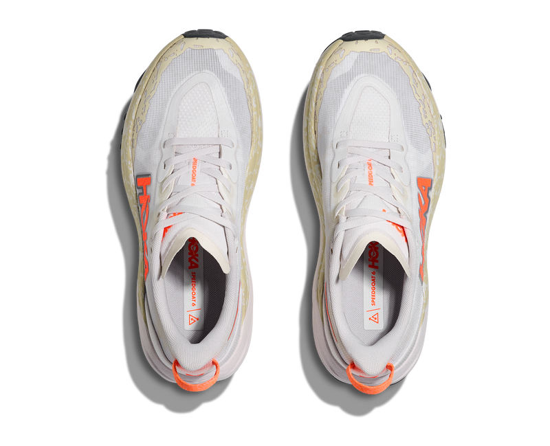 Women's Speedgoat 6 (WNG - White/Neon Tangerine)