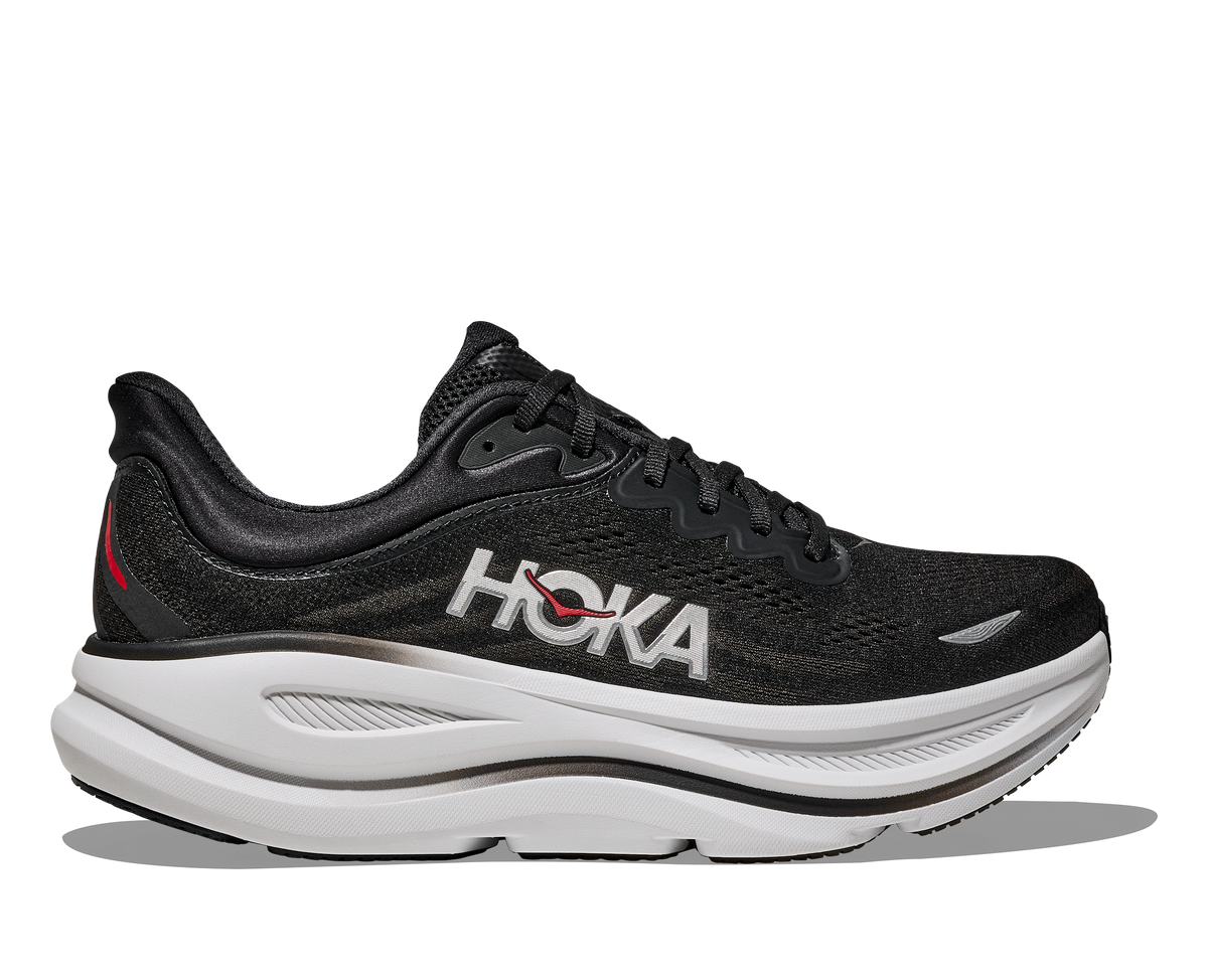 Men's Bondi 9 (BKVR - Black/Vermillion) — TC Running Co
