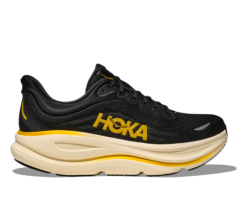 Men's Bondi 9 (CWG - Carbon Black/Yellow Gold)