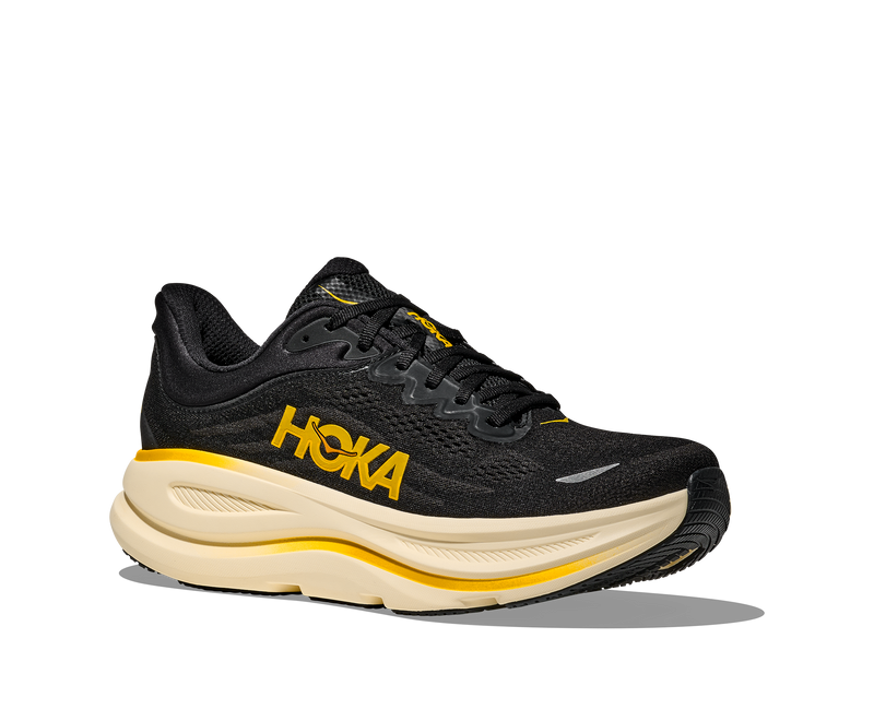 Men's Bondi 9 (CWG - Carbon Black/Yellow Gold)