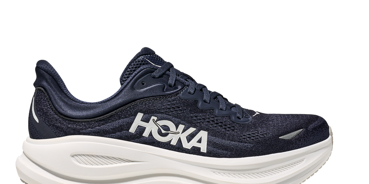 Men's Bondi 9 EXTRA WIDE (VYN - Varsity Navy/White) — TC Running Co