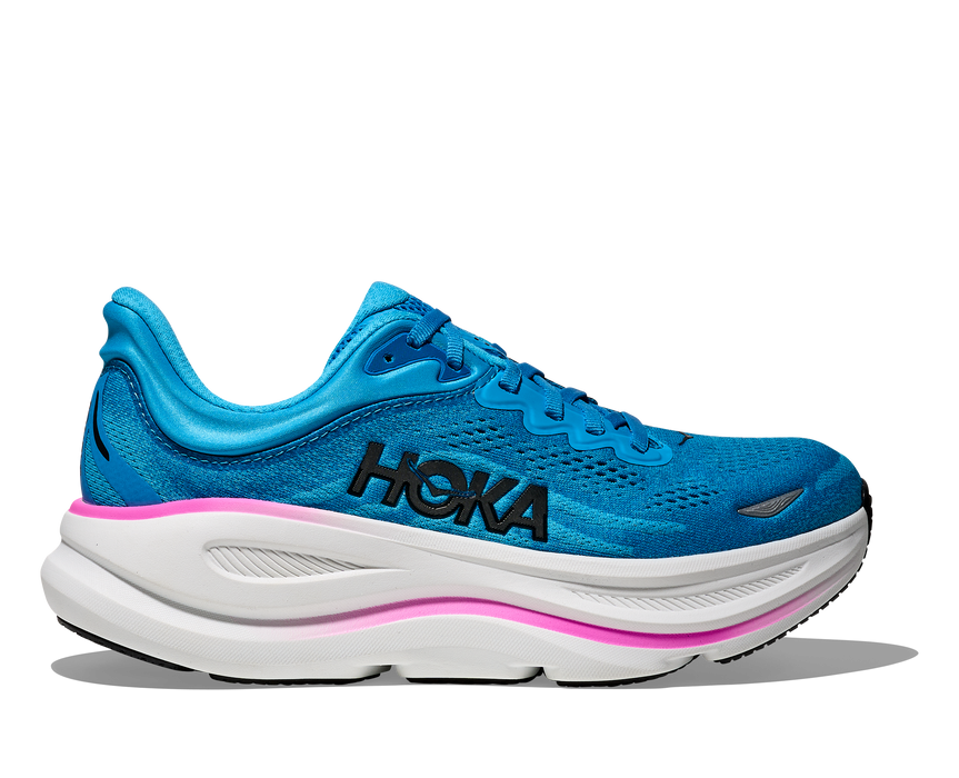 Women's Bondi 9 (SNNF - Skyward Blue/Neon Fuchsia)