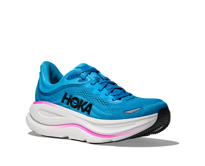 Women's Bondi 9 (SNNF - Skyward Blue/Neon Fuchsia)