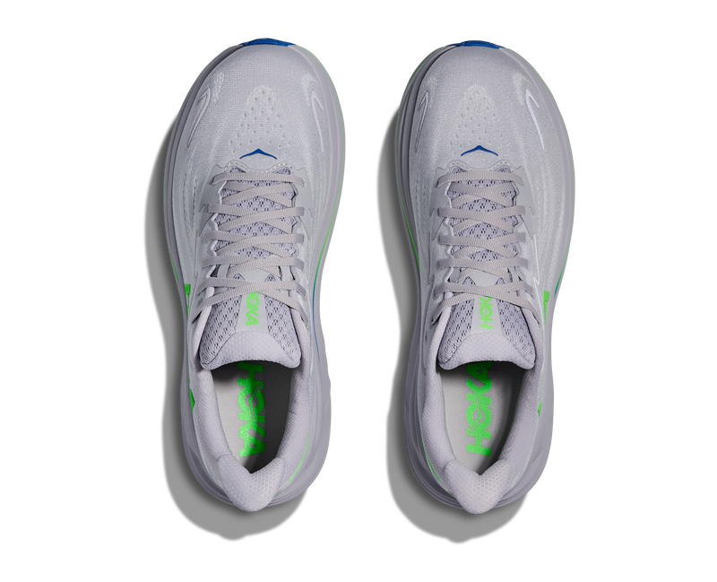 Men's Clifton 10 (AYNN - Ash Grey/Neon Green)