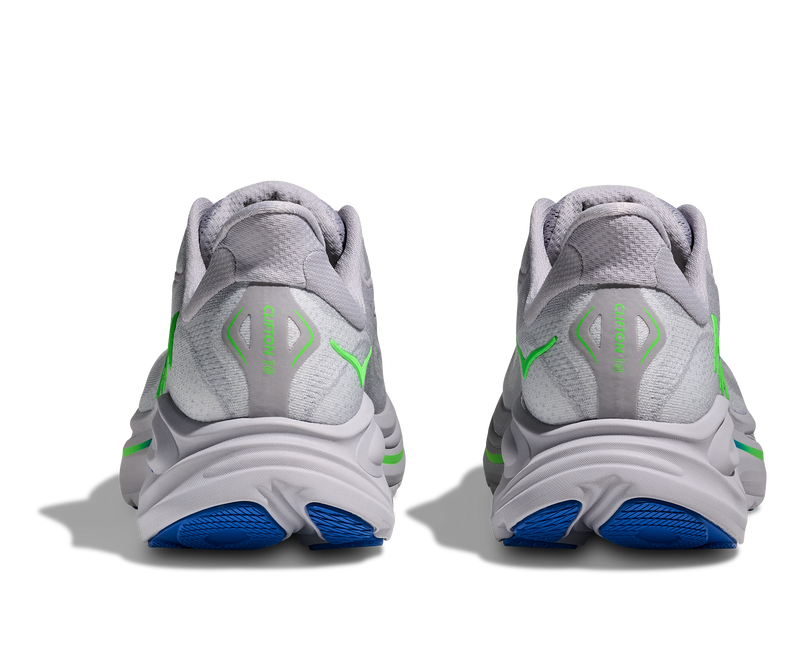 Men's Clifton 10 (AYNN - Ash Grey/Neon Green)