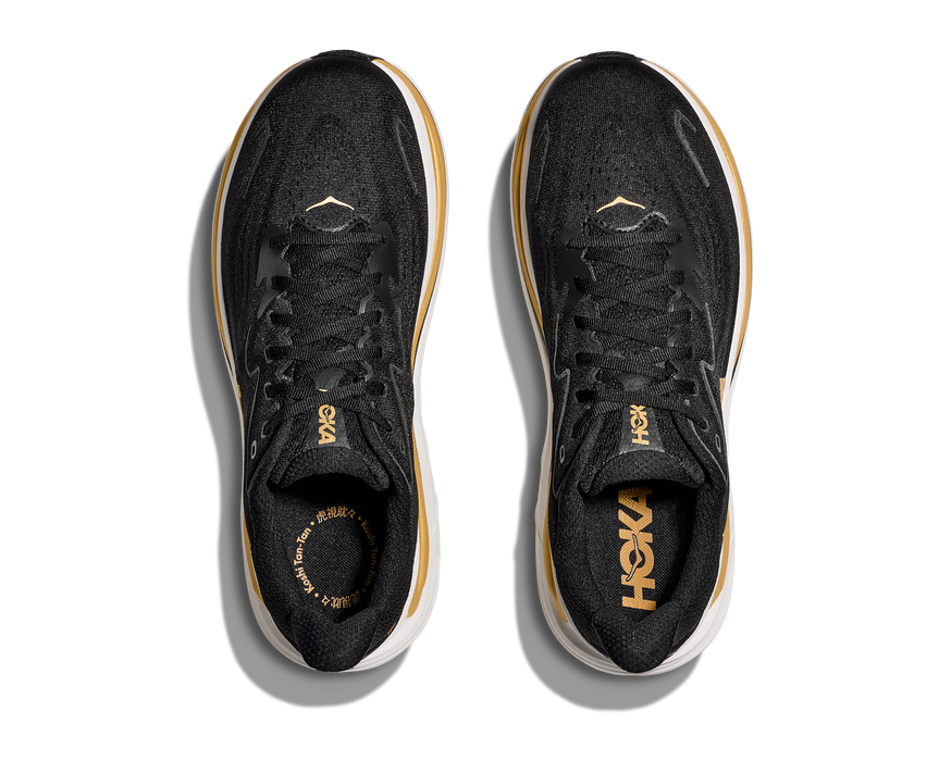 Men's Clifton 10 (BKGD - Black/Gold)