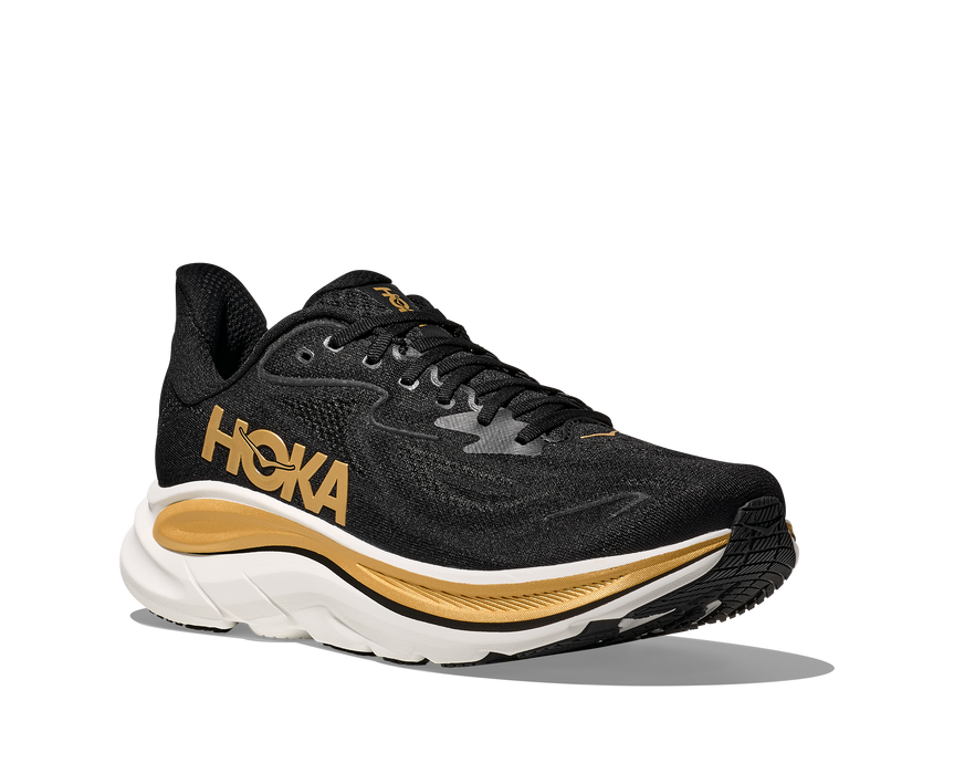 Men's Clifton 10 (BKGD - Black/Gold)