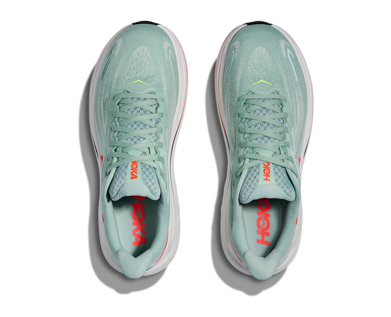 Men's Clifton 10 (SGNN - Sage/Neon Flame)