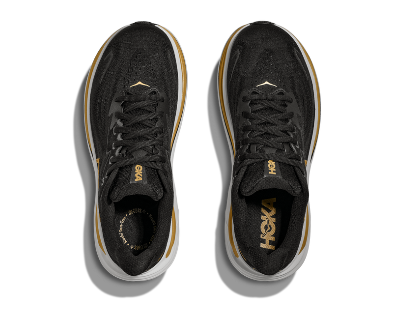 Women's Clifton 10 (BKGD - Black/Gold)