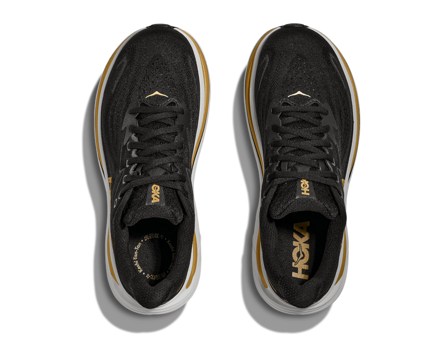 Women's Clifton 10 (BKGD - Black/Gold)