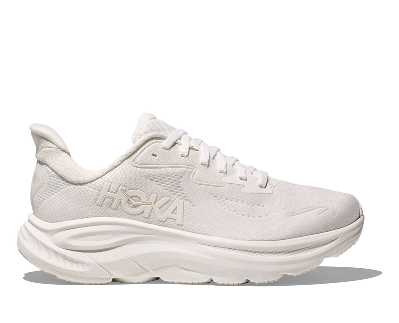 Women's Clifton 10 WIDE (WWH - White/White)