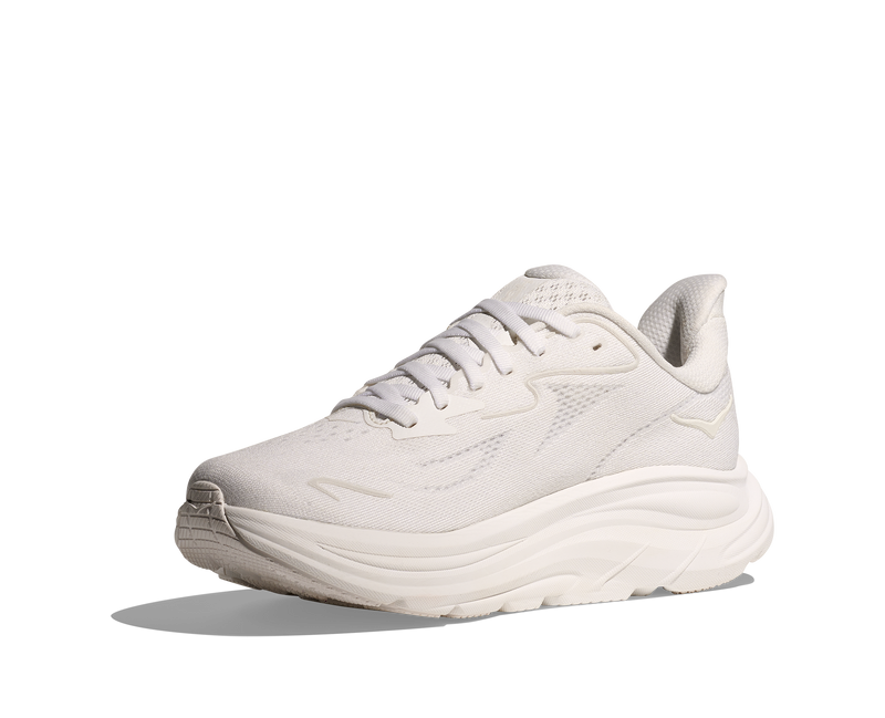 Women's Clifton 10 WIDE (WWH - White/White)