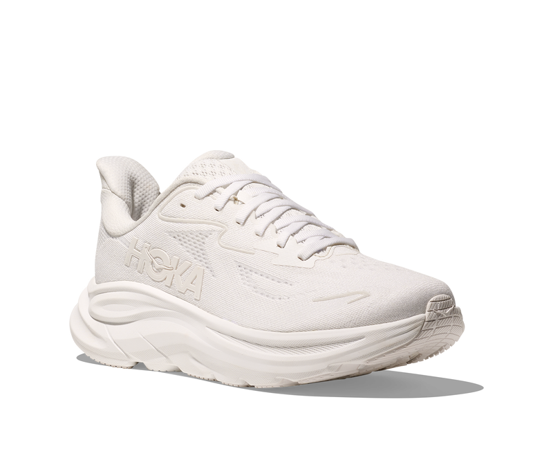Women's Clifton 10 WIDE (WWH - White/White)