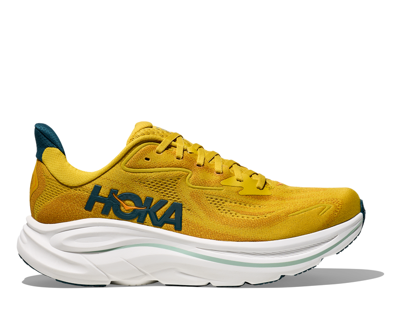 Men's Clifton 10 (YDT - Yellow Gold/Tidal Wave)
