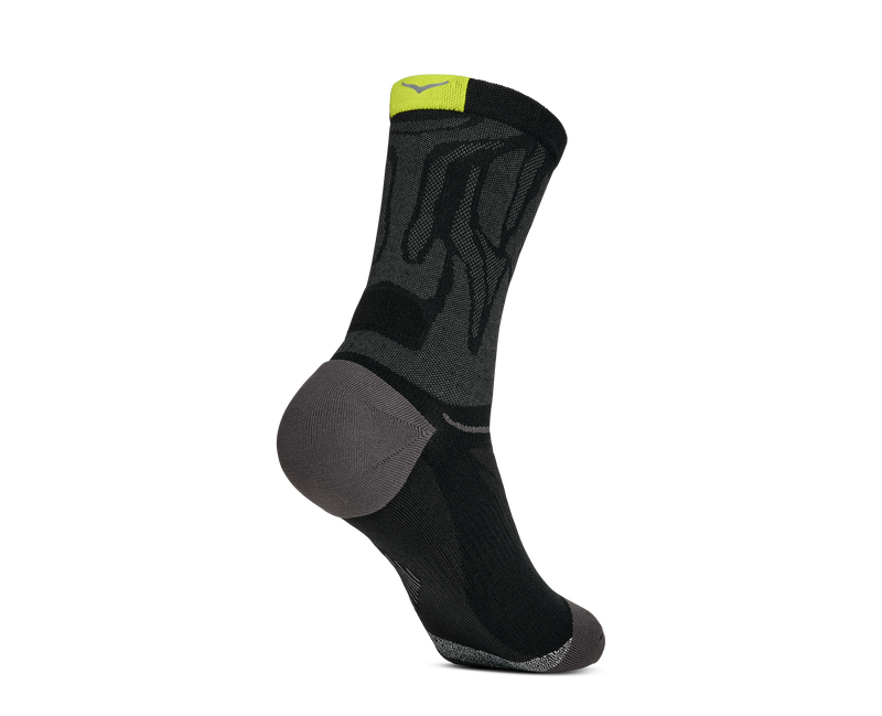 Unisex Clifton Crew Run Sock (BLK - Black)