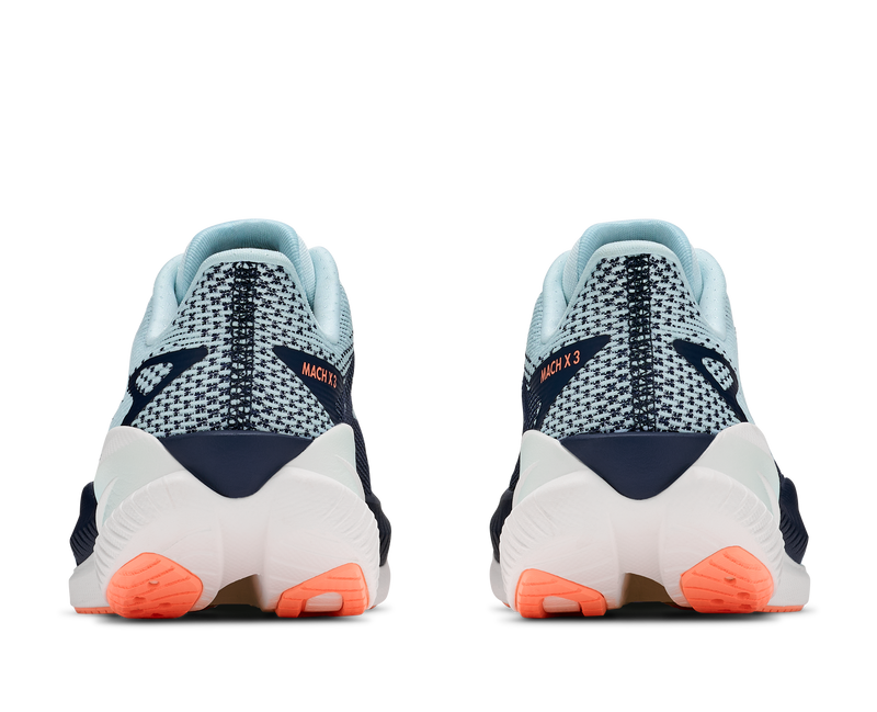 Women's Mach X 3 (GBLV - Glimmering Blue/Varsity Navy)