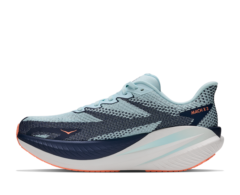 Women's Mach X 3 (GBLV - Glimmering Blue/Varsity Navy)