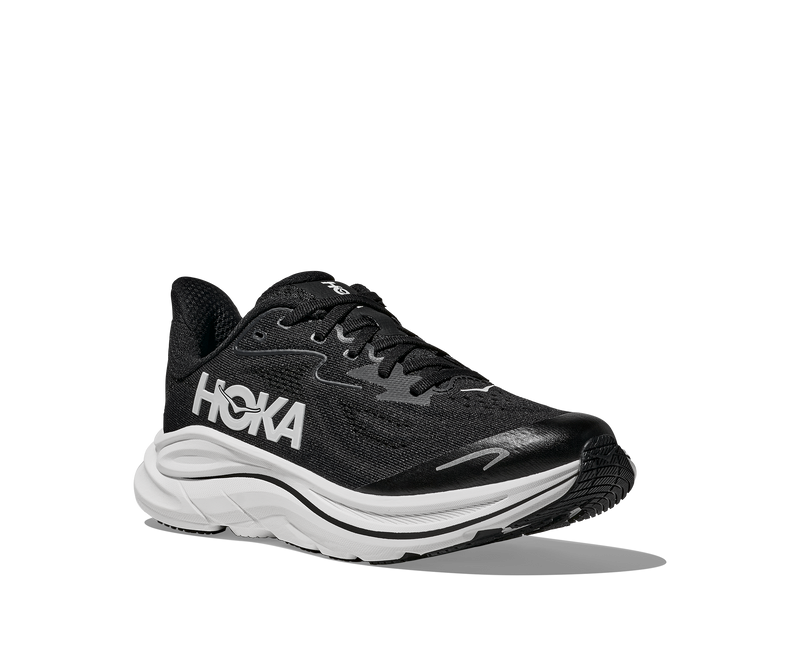 Big Kids Clifton 10 (BWHT - Black/White)