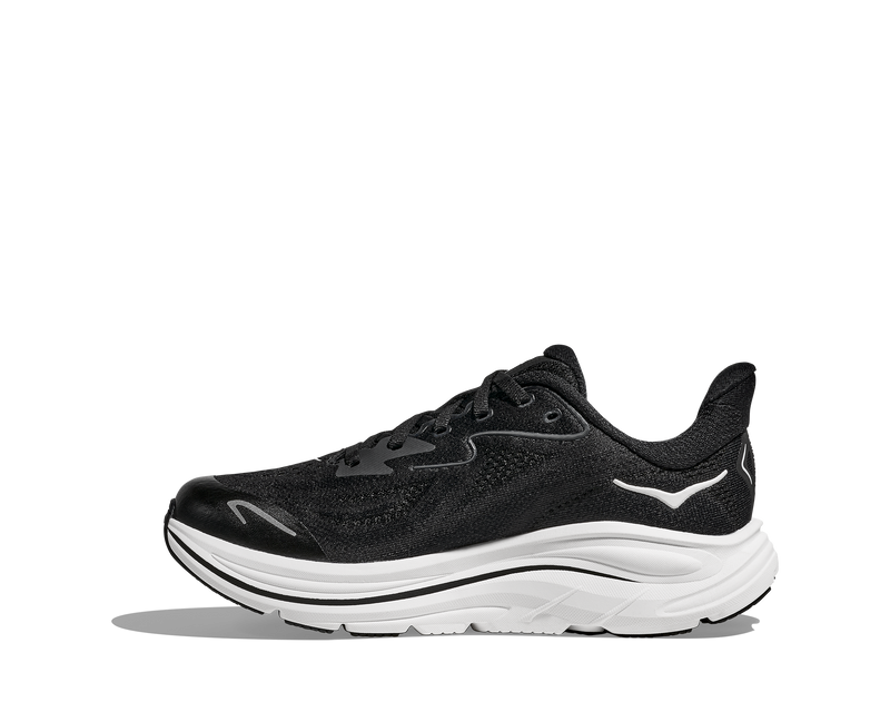 Big Kids Clifton 10 (BWHT - Black/White)