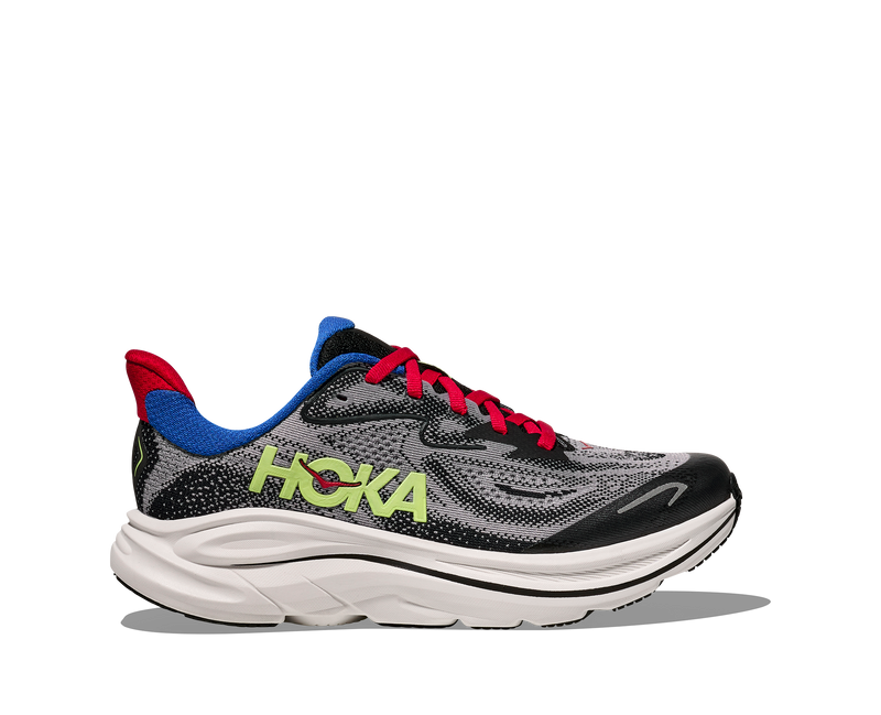 Big Kids Clifton 10 (FRYB - Foggy Grey/Black)