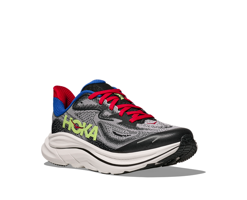 Big Kids Clifton 10 (FRYB - Foggy Grey/Black)