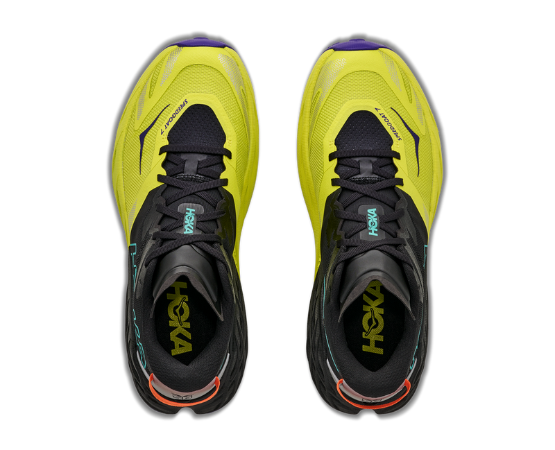 Men's Speedgoat 7 (BHK - Black/Hoka Citrus)