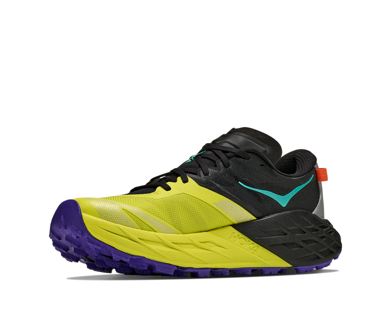 Men's Speedgoat 7 (BHK - Black/Hoka Citrus)