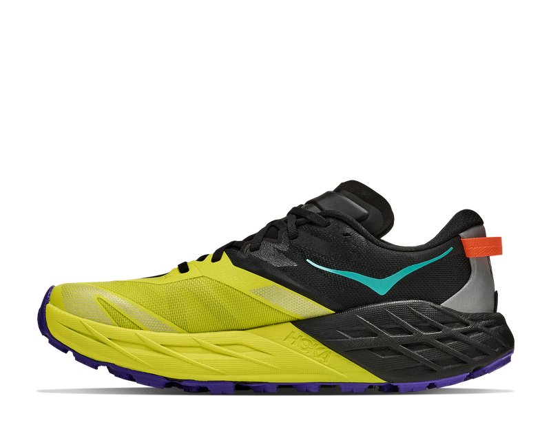 Men's Speedgoat 7 (BHK - Black/Hoka Citrus)