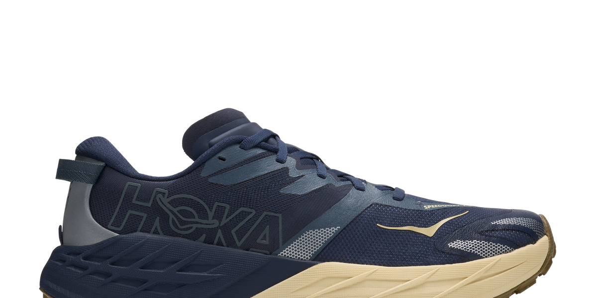 Men's Speedgoat 7 (VRL - Varsity Navy/Barley Flour) — TC Running Co