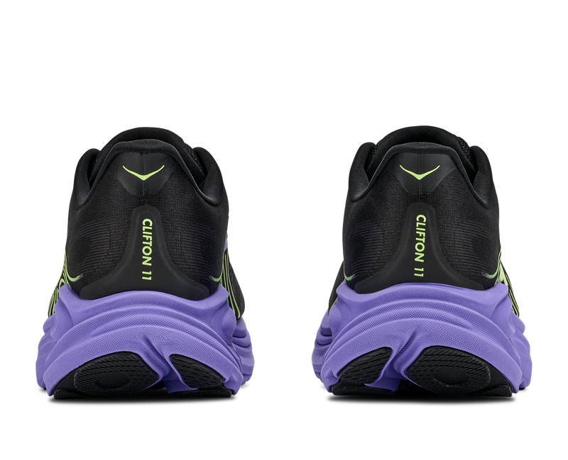 Men's Clifton 11 (BNNY -  Black/Neon Yuzu)