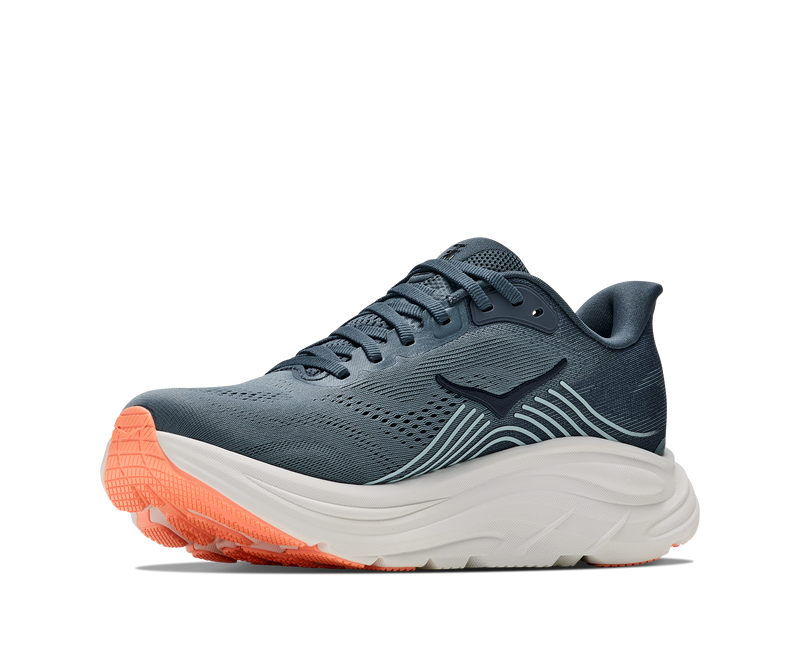 Women's Clifton 11 WIDE (FYGL - Faded Navy/Glimmering Blue)