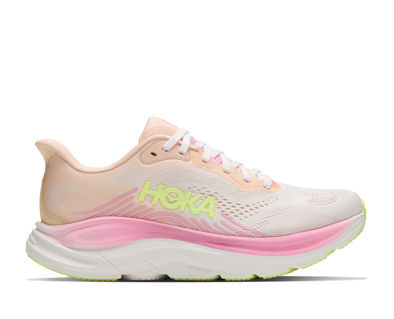 Women's Clifton 11 WIDE (TWW - Tangerine Glow/White)