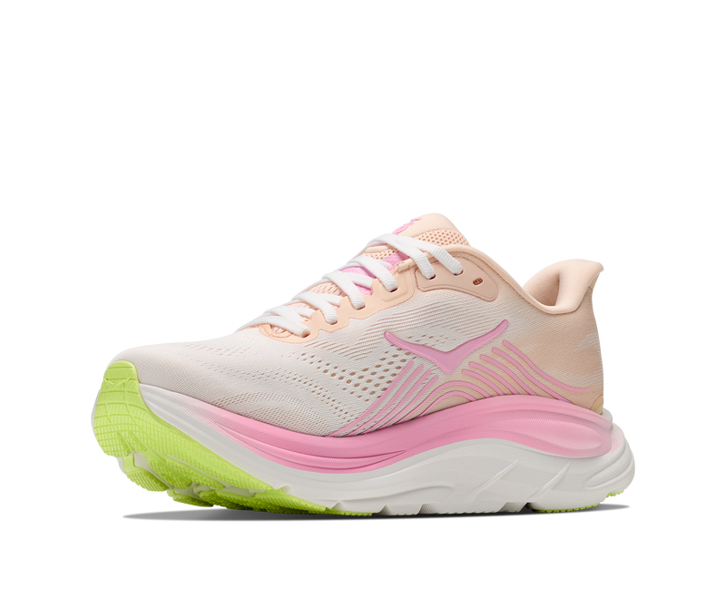 Women's Clifton 11 WIDE (TWW - Tangerine Glow/White)
