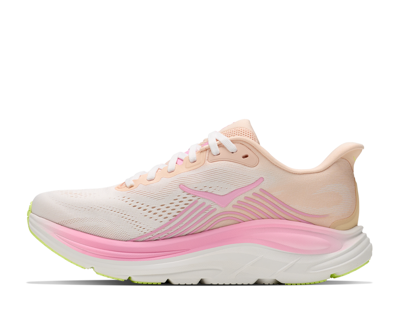 Women's Clifton 11 WIDE (TWW - Tangerine Glow/White)
