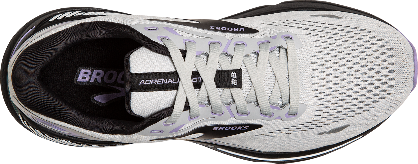 Women s Adrenaline GTS 23 WIDE 039 Grey Black Purple TC