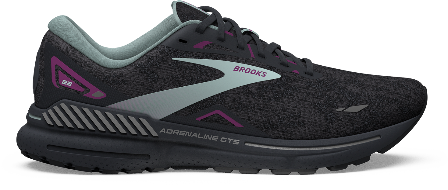 Women s Adrenaline GTS 23 WIDE 072 Black Light Blue Purple