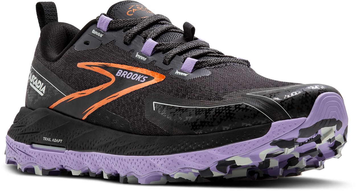 Women's Cascadia 18 WIDE (048 - Ebony/Sweet Lavender/Copper)